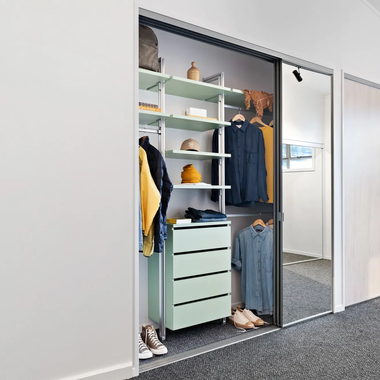 Innova reach-in wardrobe contemporary