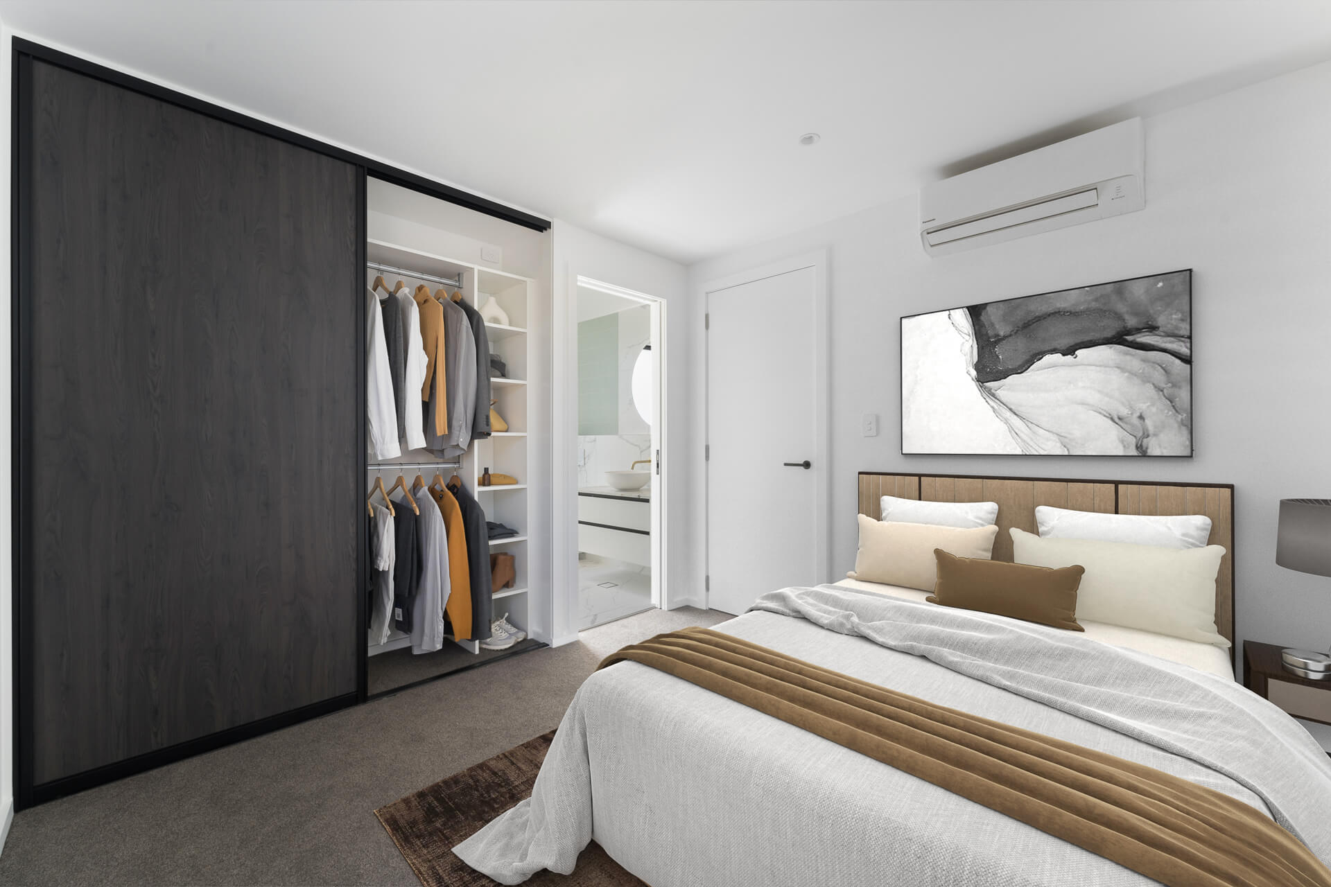 Shelly beach rd Aristo sliding wardrobe doors and Flex reach-in wardrobe organsier Flex and Aristo-05